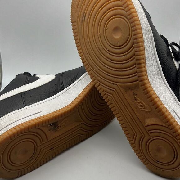 Nike Men's Air Force 1 '07 "black /‎ white" Shoes- Men 10.5 - Picture 5 of 8